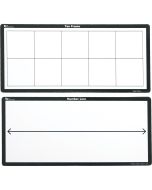 10 Frames with Number Line (Dry-Erase) - Set of 30