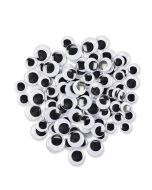 Paste-On Jumbo Wiggle Eye Assortment - Pack of 100