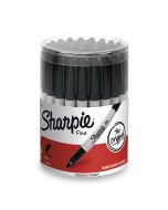 Sharpie&reg; Fine-Point Markers - Black, Canister of 36