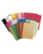 Economy School Construction Paper, 55 lbs - 50 Sheets - 22.9 cm x 30.5 cm (9" x 12") - Assorted