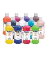 Spectrum Washable Tempera Paint - 473 mL (16 oz) - Set of 12