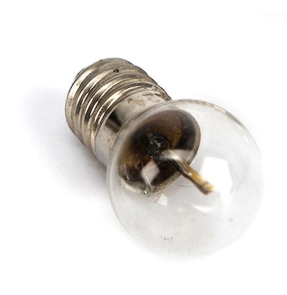Ampoule 3,2V - Miniature, à culot à vis