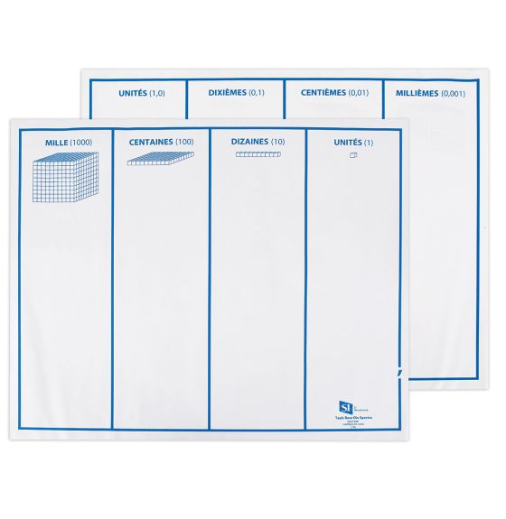 Opaque 2-Sided Vinyl Spectra Mat - French