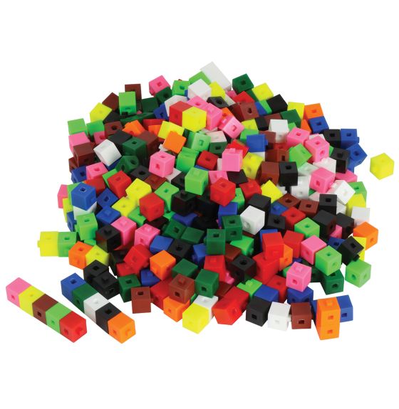 Cubes emboîtables de 1 cm / 1 g - paquet de 1000