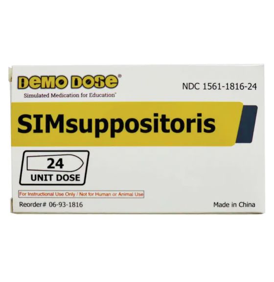 Demo Dose&reg; SIMsuppositoris - Pack of 24