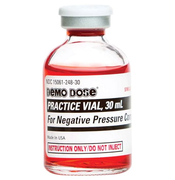 Demo Dose&reg; Steril Practice Negative Pressure 30mL Solution