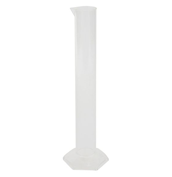 Cylindres gradués en plastique transparent (50 ml)
