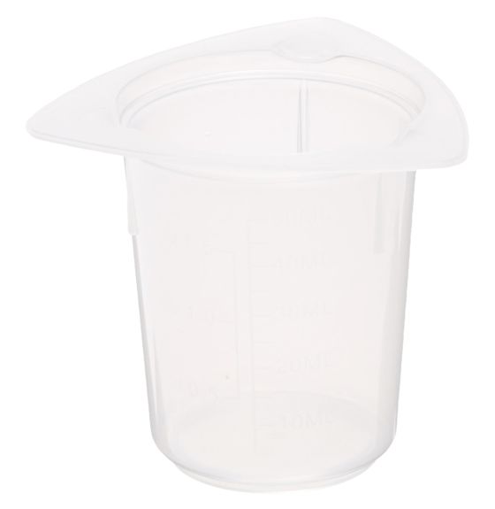Bécher économique à bec verseur (PP-Polypropylène), 50 ml