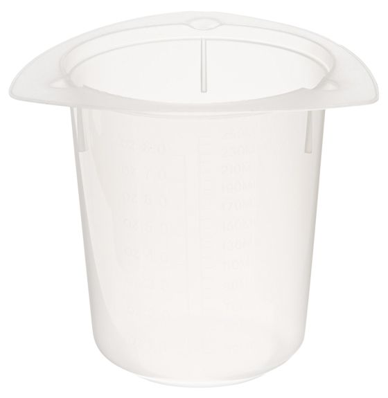 Bécher économique à bec verseur (PP-Polypropylène), 250 ml