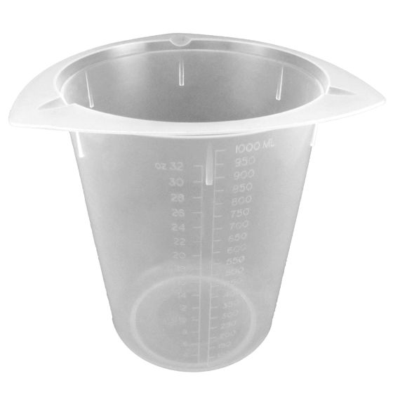 Bécher économique à bec verseur (PP-Polypropylène), 1000 ml
