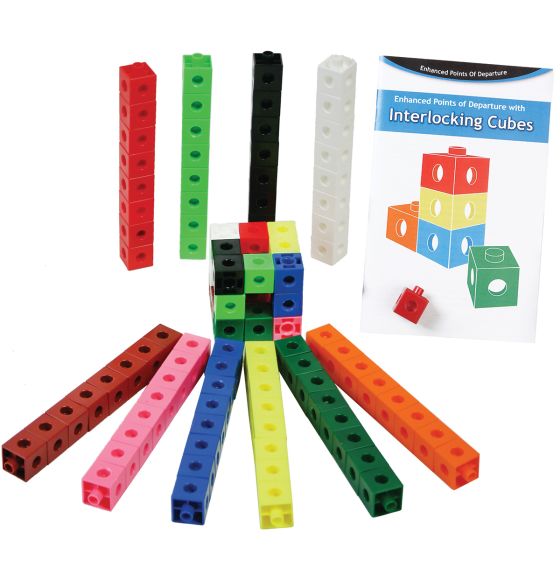 Hex-a-Link&trade; 2 cm Cubes, Class Set of 1000 - French