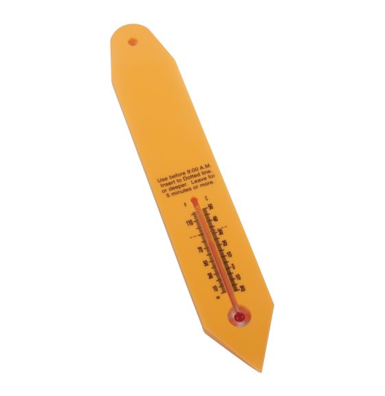 Thermomètre en plastique pour le sol, -20°C à 50°C