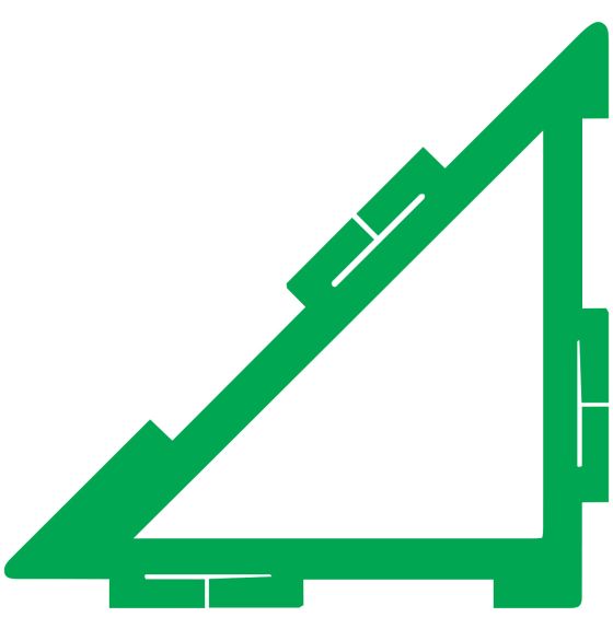 Frameworks – Bulk Pack of 100 Right Angle Triangles