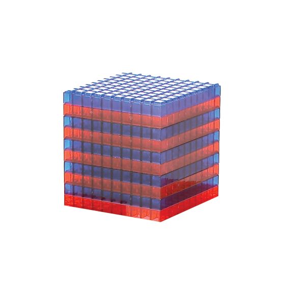 ClearView™ Base Ten Flats - 10 Pieces