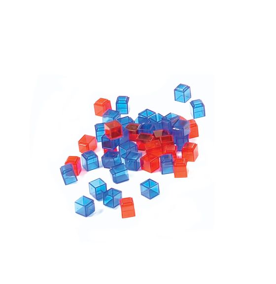 ClearView™ Base Ten Unit Cubes - 100 Pieces