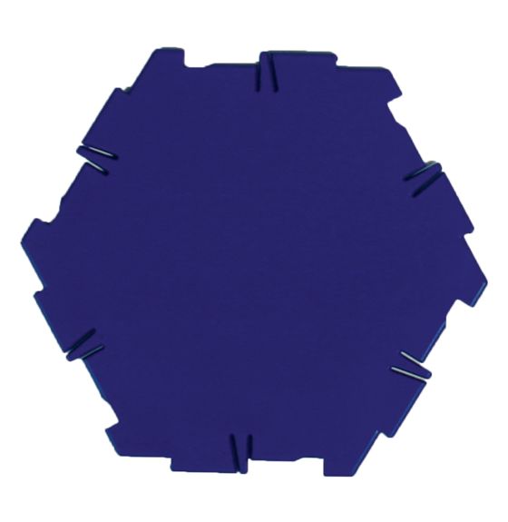 Polydron en vrac: hexagones