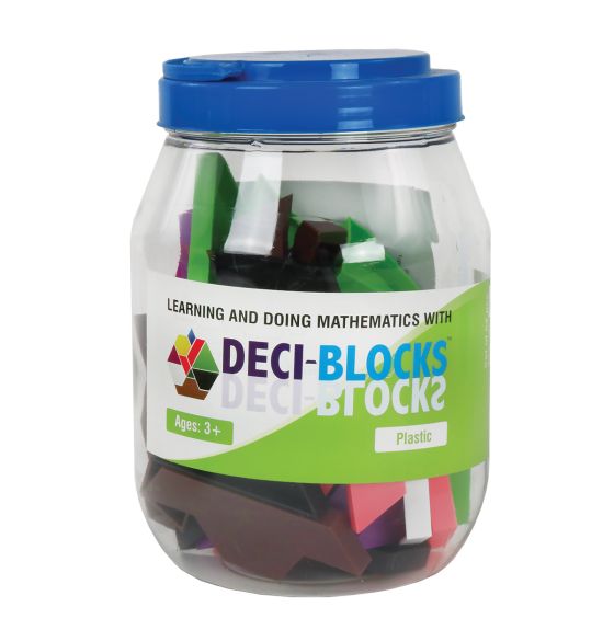 Deci-Blocks&trade; Hollow Plastic Set - 52 Piece