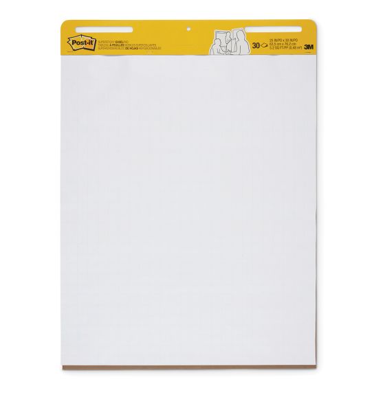 Bloc-notes à dessin Post-It® - 63,5 cm x 76,2 cm - 30 feuilles