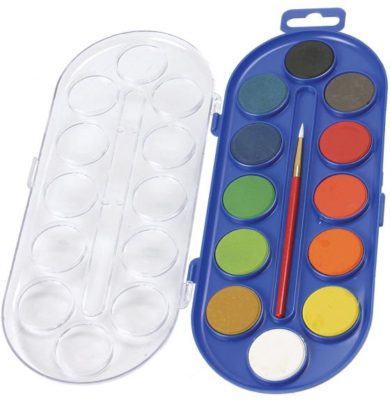 Jack Richeson&reg; 12 Colour Watercolour Set 