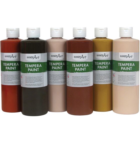 Multicultural Tempera Paint 6 Pack