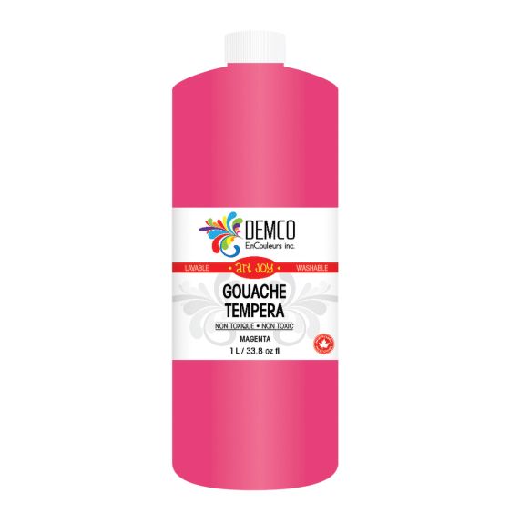 Gouache lavable Art Joy - 1 L (34 oz) - Magenta