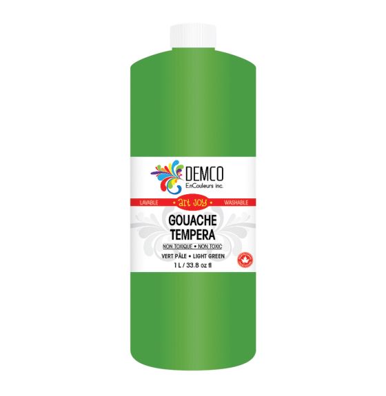 Art Joy Washable Tempera Paint - 1 L (34 oz) - Light Green