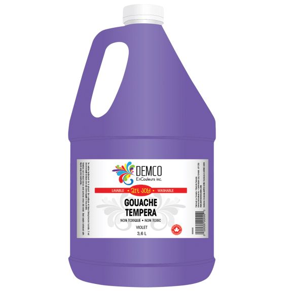 Gouache lavable Art Joy, 3,6 L (126 oz) - Violet