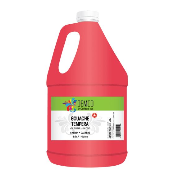 Gouache Demco EnCouleurs - Carmin, 3,6 L