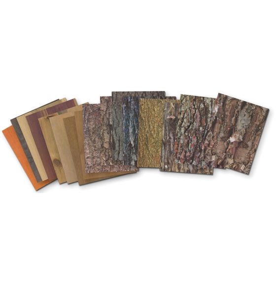 32 feuilles de papier à motifs d'arbre Roylco&reg; - 22 cm x 28 cm (8½" x 11")