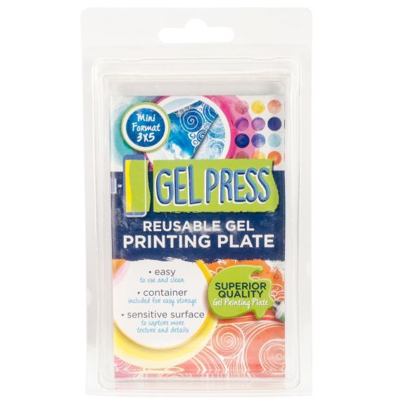 Gel Press Permanent Gel Printing Plate - 3" x 5"