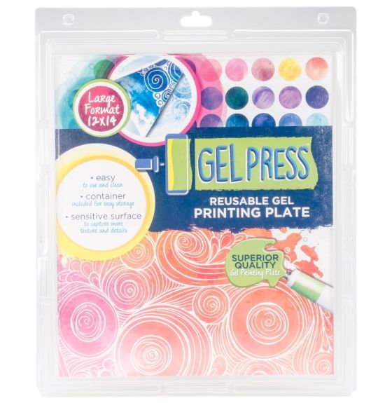 Gel Press Permanent Gel Printing Plate - 12" x 14"