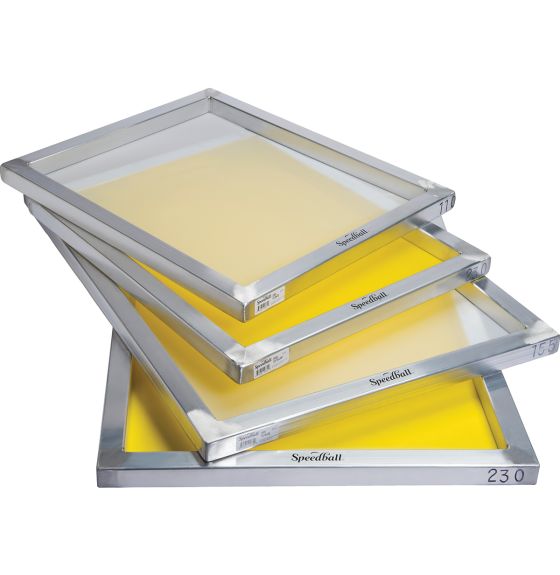 Speedball&reg; Aluminum Frame 230 Monofilament - Yellow Mesh - 23" x 31"