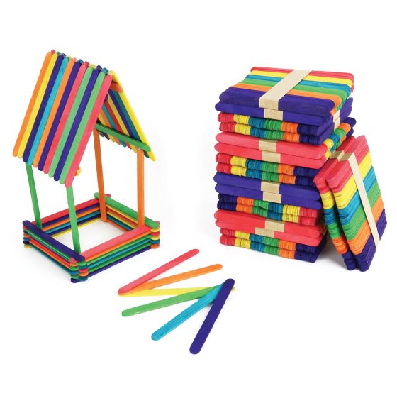 Coloured Craft Sticks - Box of 1000