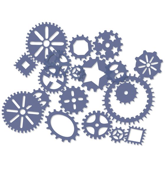 Roylco&reg; Gear Stencils - Pack of 15