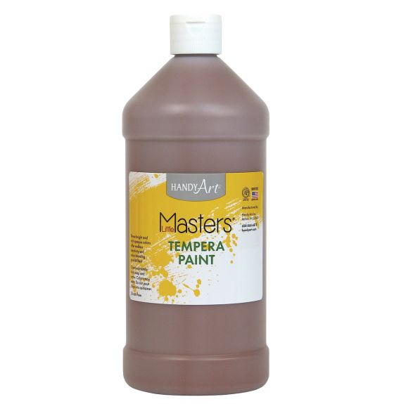 Handy Art® Little Masters Tempera Paint, 946 mL (32 oz) - Brown