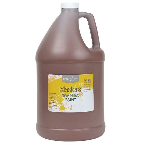 Handy Art&reg; Little Masters Tempera Paint (3.8 L Jug) - Brown