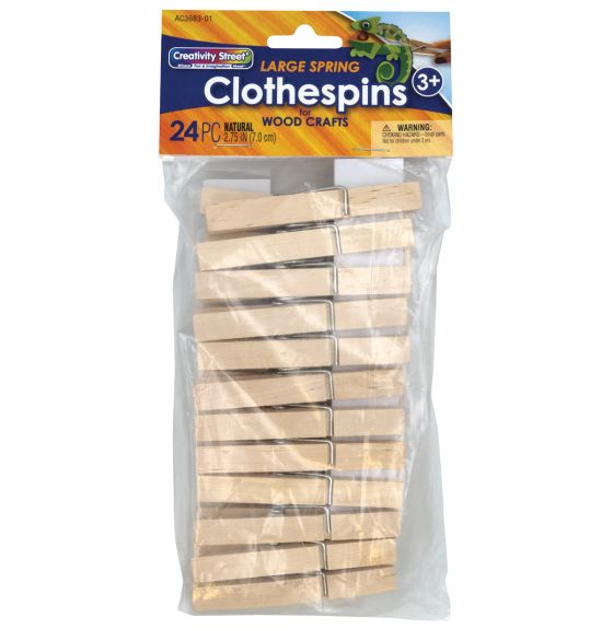 Large Spring Clothespins