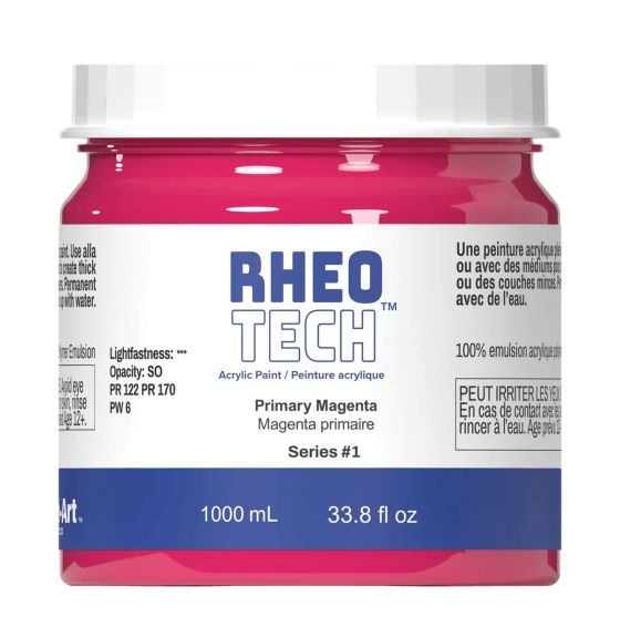 Rheotech Acrylics - Primary Magenta - 1000 ml