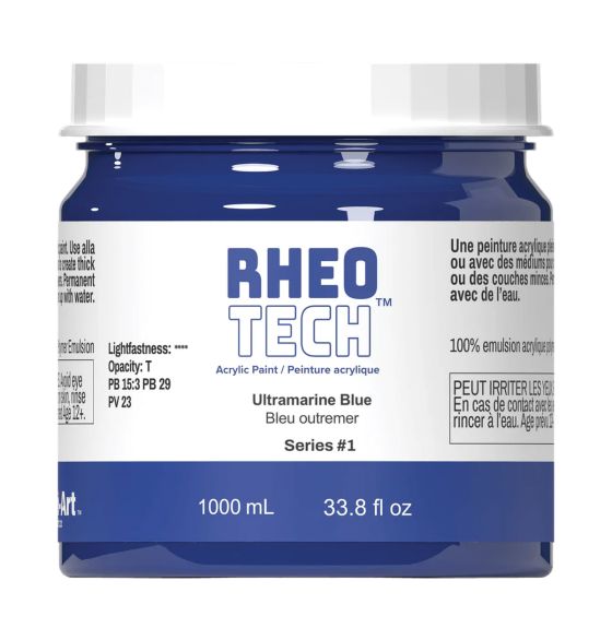 Rheotech Acrylics - Ultramarine Blue - 1000 ml