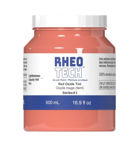 Rheotech Acrylics - Red Oxide Tint - 500 ml