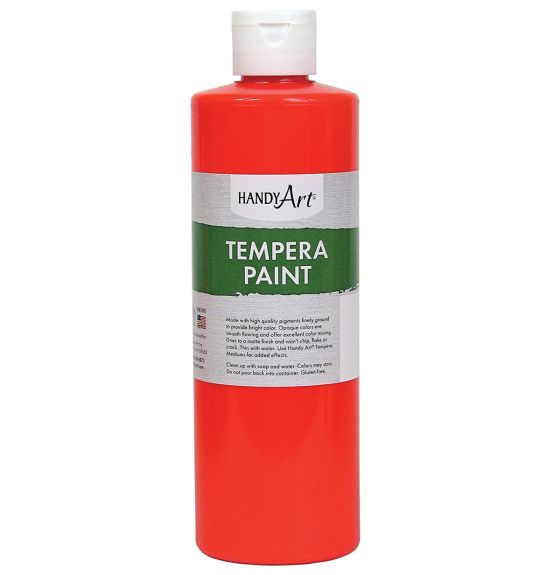 Gouache fluorescente Handy Art®, 237 ml (8 oz) - Rouge