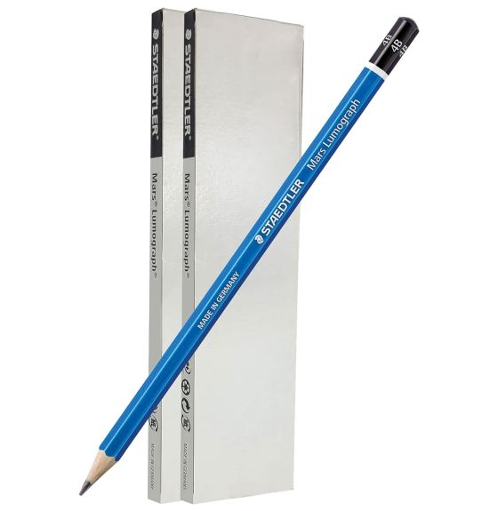Staedtler&reg; Mars&reg; Lumograph&reg; Pencils - Pack of 12 - 4B