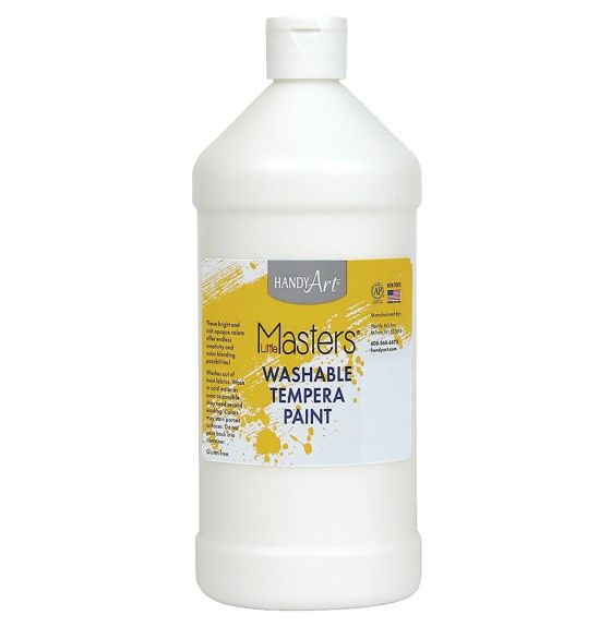 Gouache lavable Little Masters&reg; - 946 ml (32 oz) - Blanc