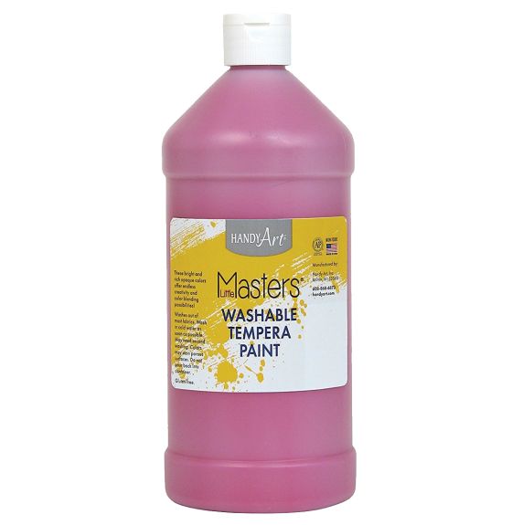 Little Masters&reg; Washable Tempera Paint - 32 oz (946 mL) - Magenta