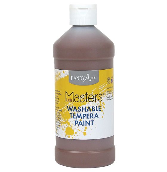 Gouache lavable Little Masters&reg; - 946 ml (32 oz) - Brun