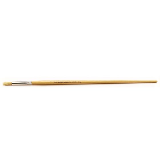 Pinceau Eterna en soies de porc, série 582, à manche long - Rond, taille 5