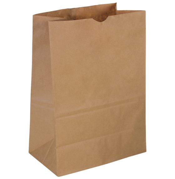 Brown Paper Bags - 4.54 kg - 15.6 cm x 8.9 cm x 33.7 cm - Approx. Pack of 100