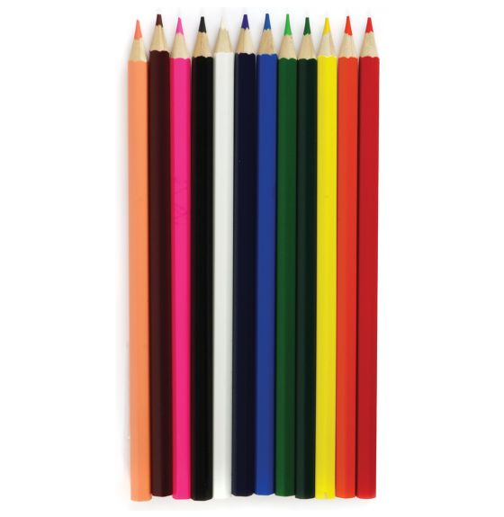 Crayons de couleur Spectrum – Lot de 36 ensembles (12 couleurs par ens.)