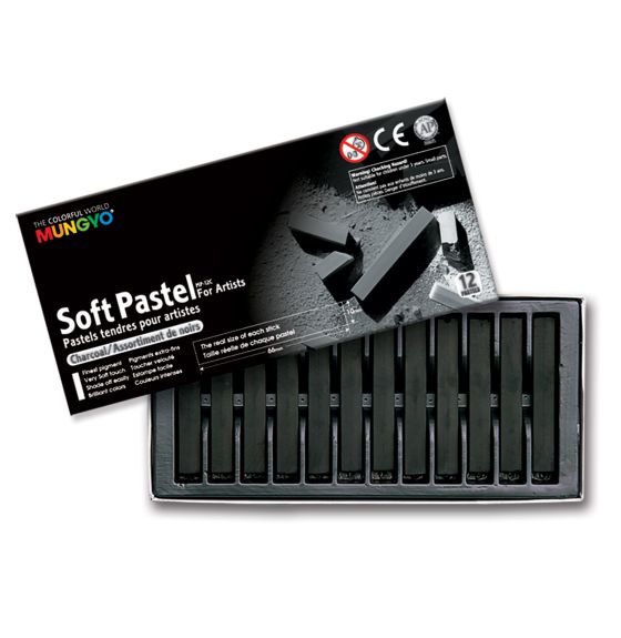 Pastels tendres Mungyo de niveau professionnel - Boîte de 12