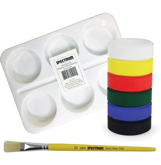 Ensemble de gouache pour la classe